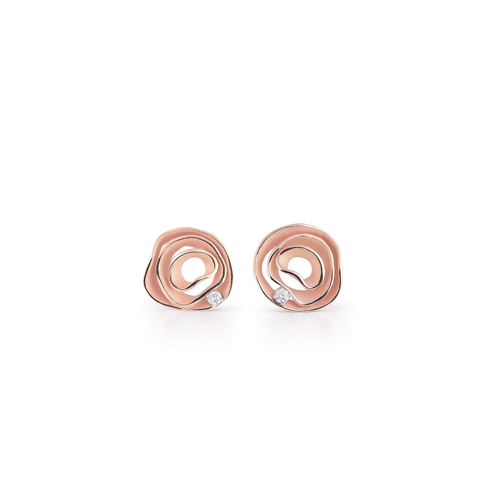 Annamaria Cammilli Stud Earrings Dune, Pink Champagne, GOR2443P