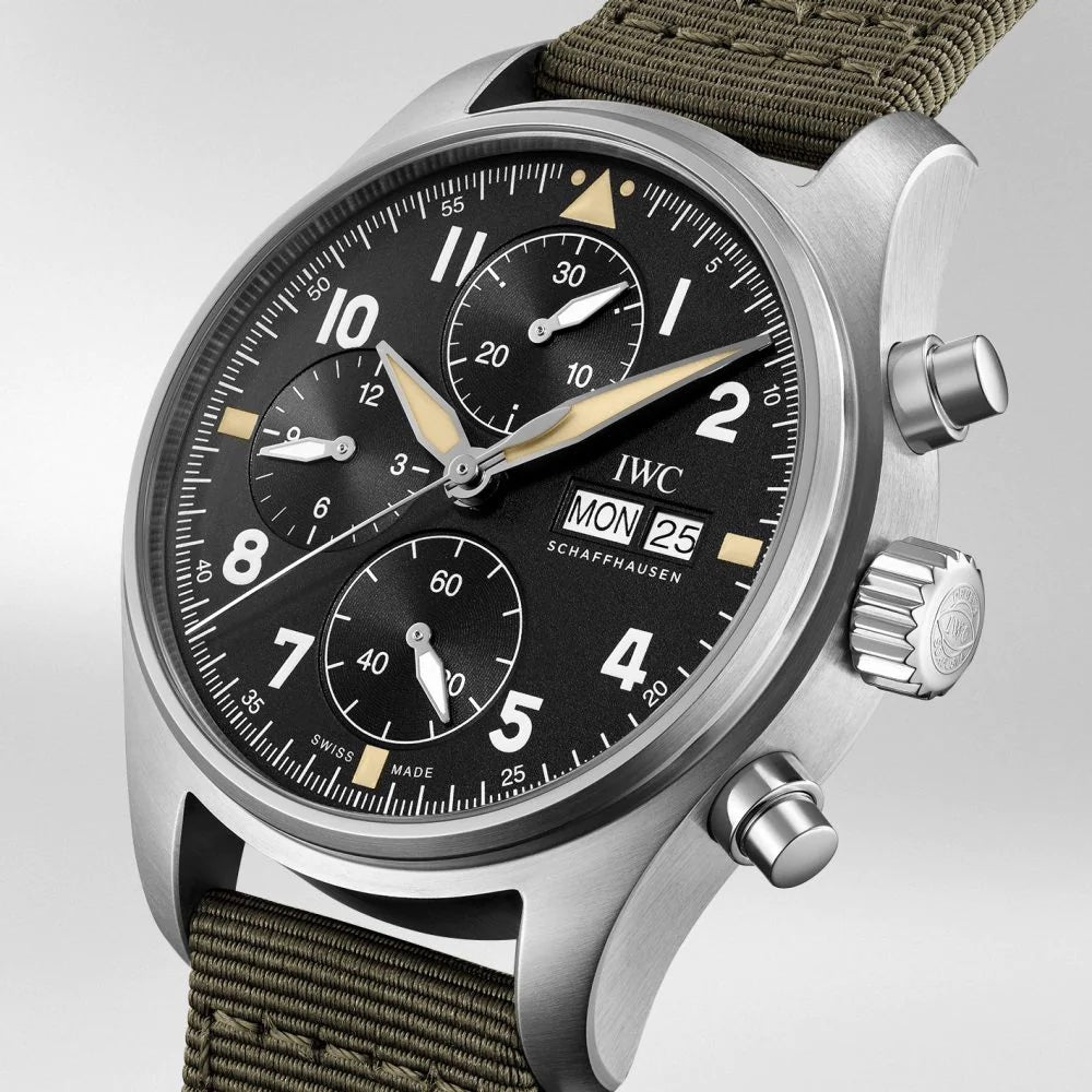 IWC Schaffhausen Fliegeruhr Pilot's Watch Chronograph Spitfire IW387901
