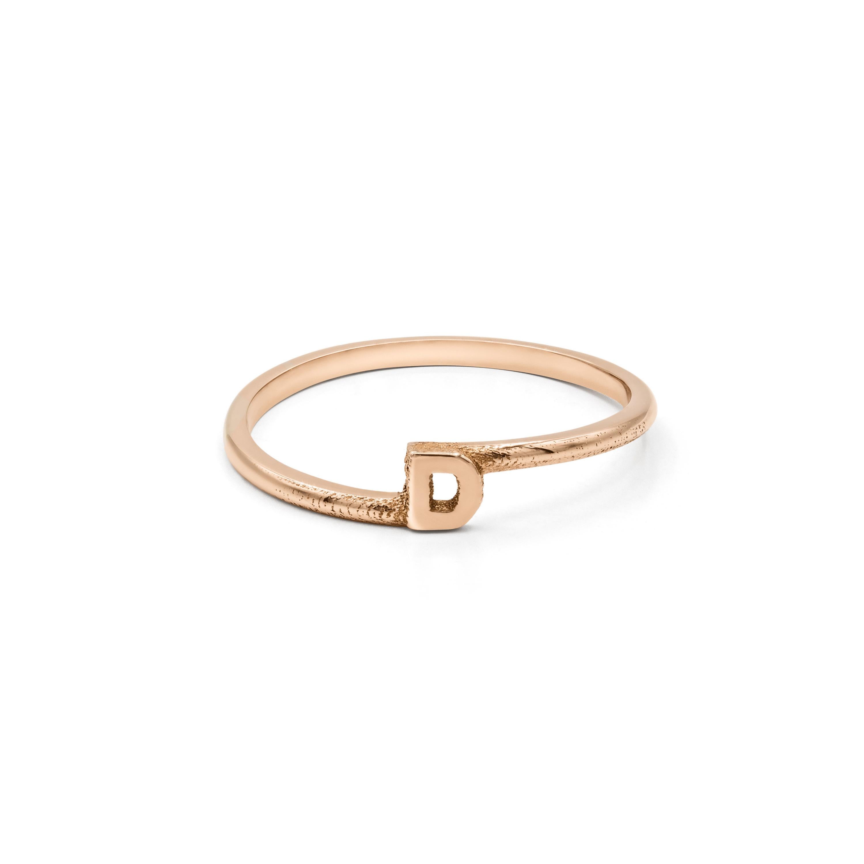 Minitials Ring Buchstabe | R-ENB-MR