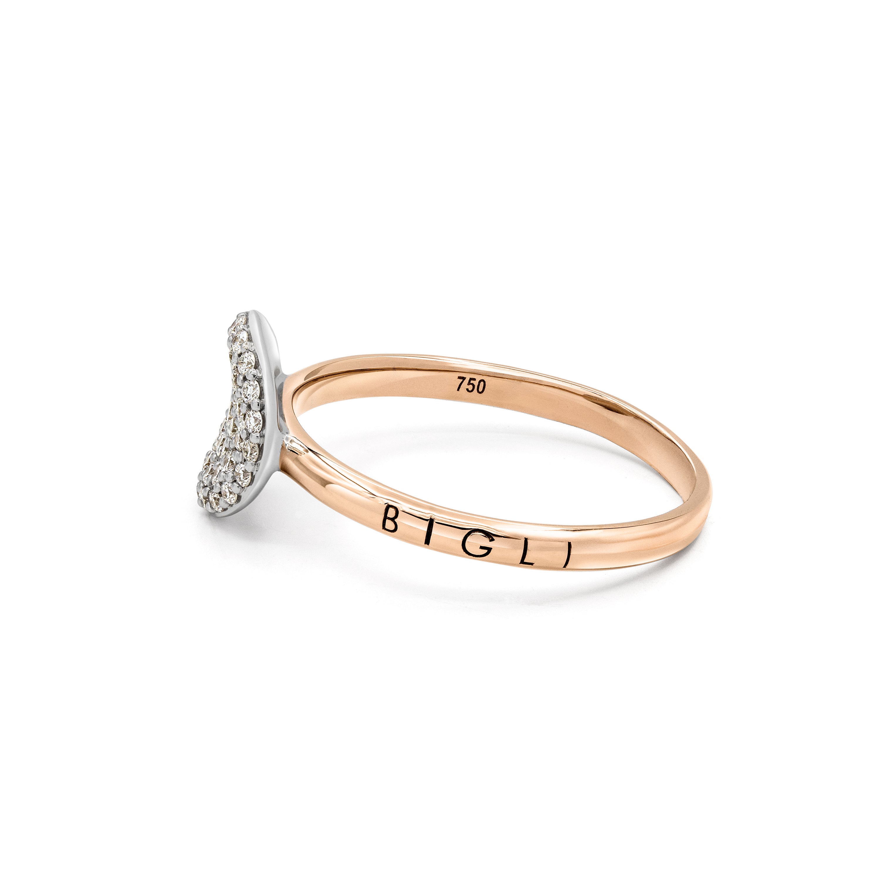Bigli Ring Mini Waves | 23R184RWDIA