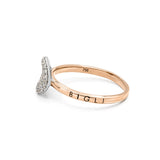 Bigli Ring Mini Waves mit Diamanten, 23R184RWDIA