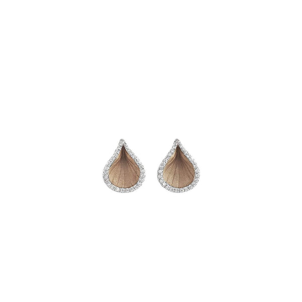 Annamaria Cammilli Ohrstecker Goccia | Brown Chocolate | GOR2226C