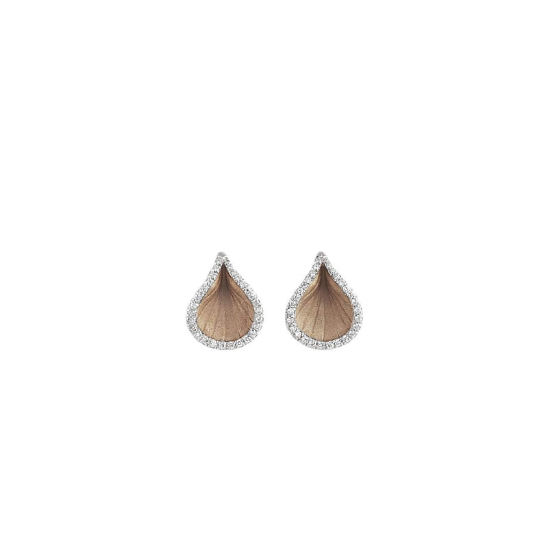 Annamaria Cammilli Ohrstecker Goccia | Brown Chocolate | GOR2226C