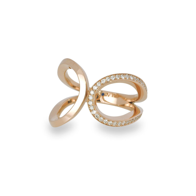 Schmuckwerk Ring Diamantenfieber, Rotgold, ER115-RG