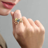 Mattia Cielo Ring Rugiada | LJWR435P-YM