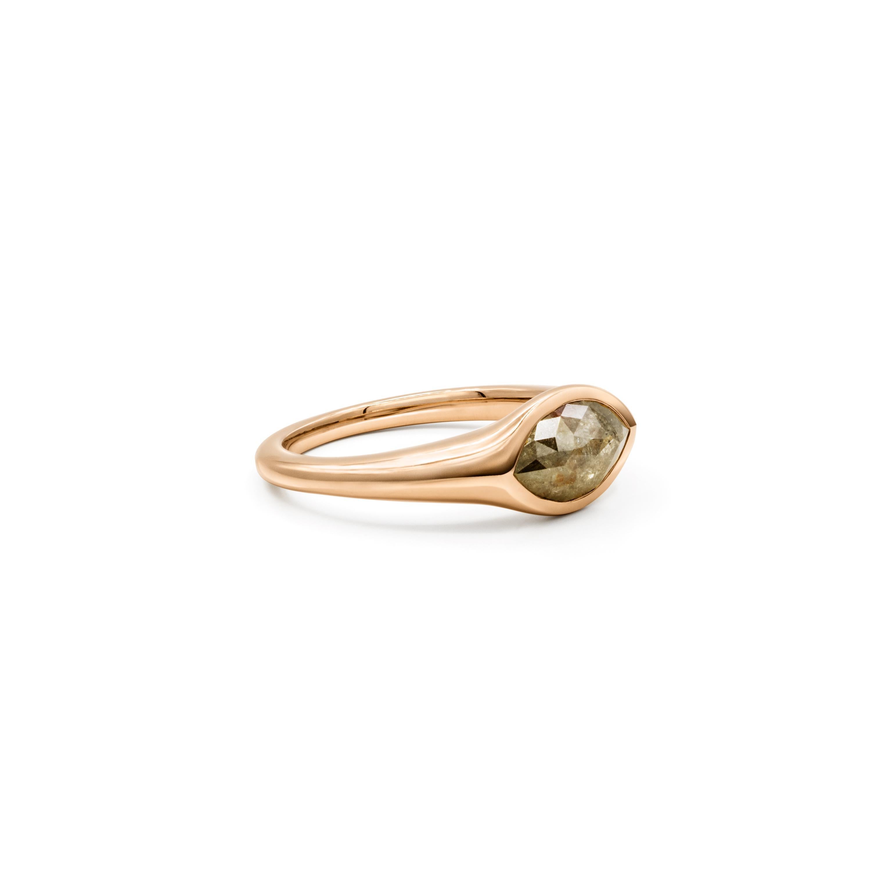 TWENTYTEN Ring mit Diamantrose | 12171