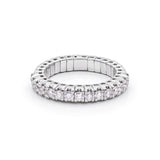 Diamond Group Memoire-Ring, Diamanten, Weißgold, 1J211W-3