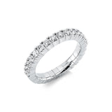 Diamond Group Memoire-Ring, Diamanten, Weißgold, 1J211W-3
