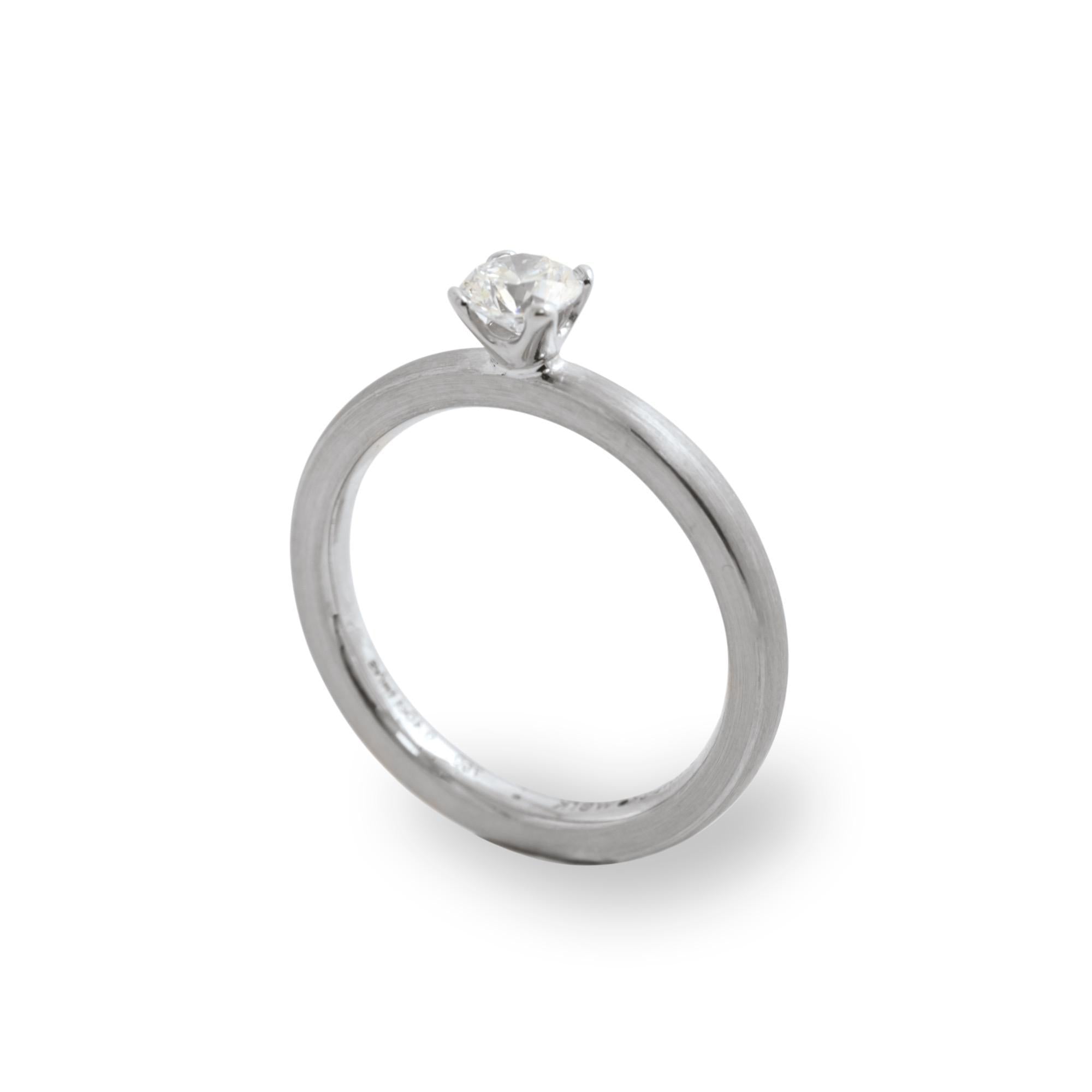 Schmuckwerk Solitaire-Ring Alpen, Platin, GT1424-PT