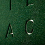 Qlocktwo Wanduhr Earth 45 | Green Velvet | QT4RGVC