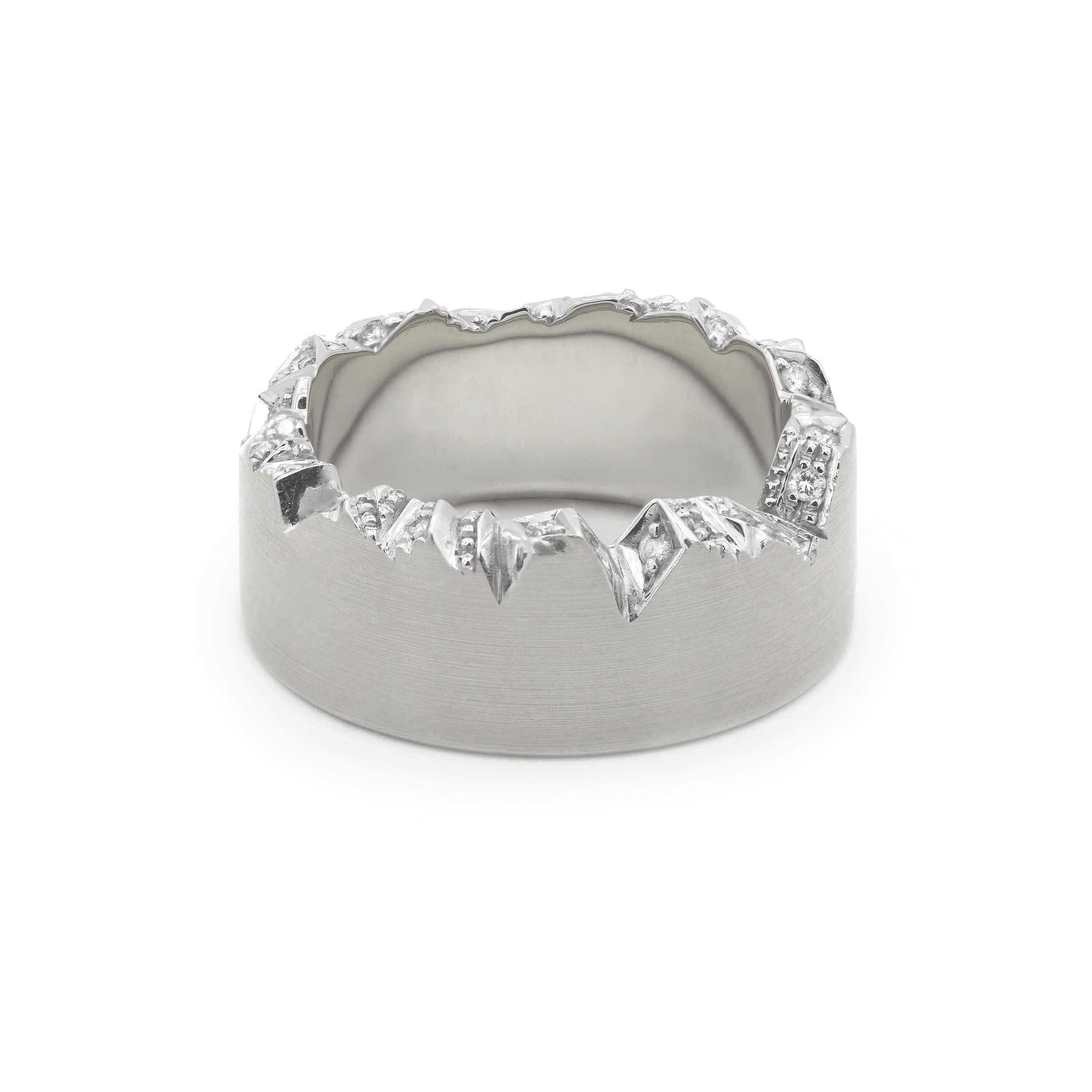Schmuckwerk wedding ring Alps, platinum, GT295-PT