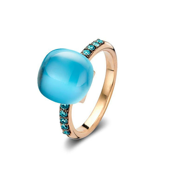 Bigli Ring Mini Sweety, Eclectic Blue, 20R93RBTMPTURCHBLUDBR