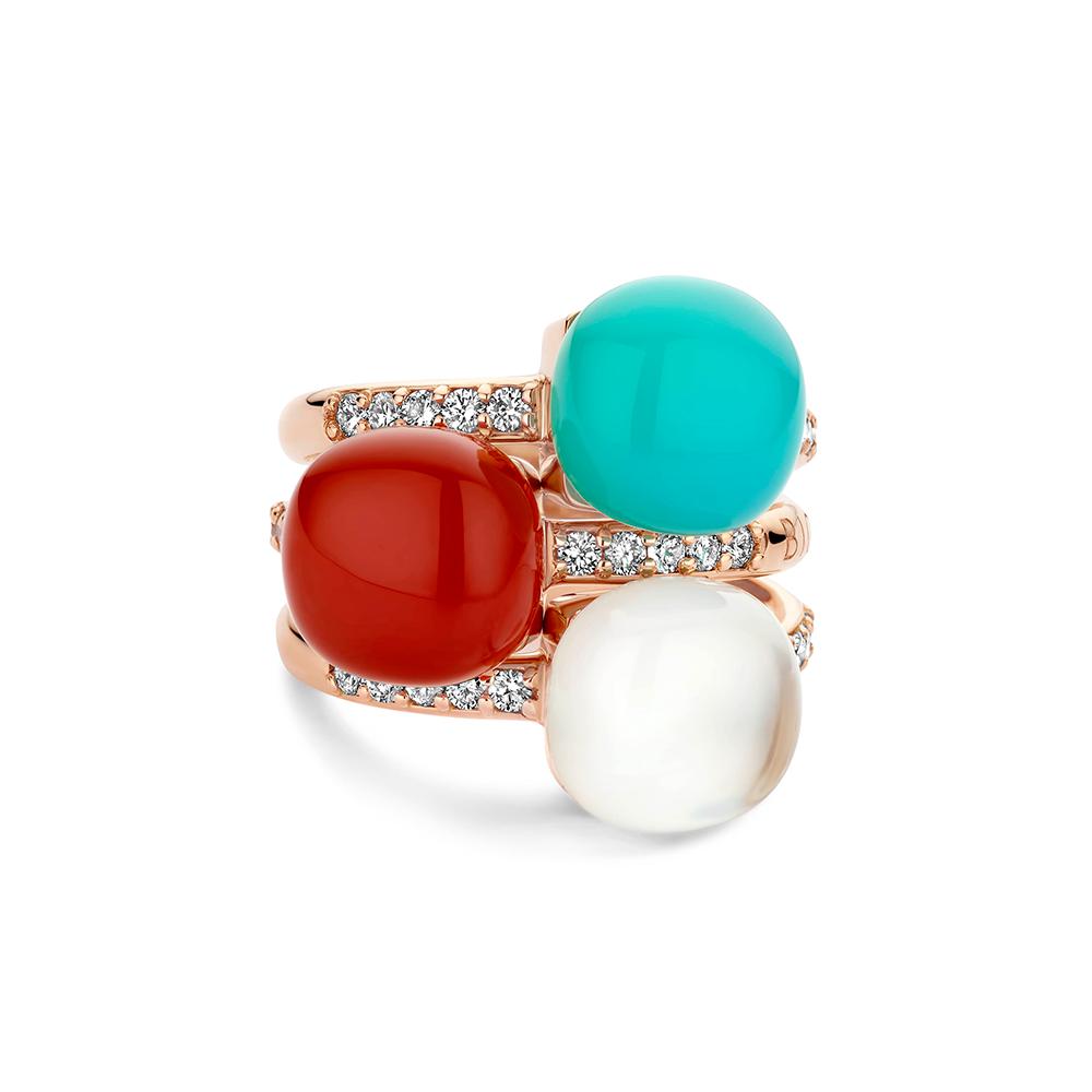 Bigli Ring-Set Mini Sweety Capri, 20R93RAGAZZMPDIA, 20R93RCRMPDIA & 20R93RCORMPDIA