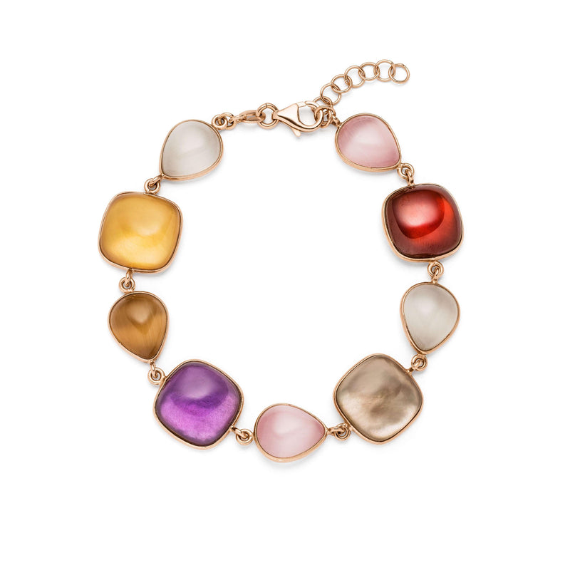 Eva Nueva Armband mit Hydro-Quarzen, Roségold, B-3-665