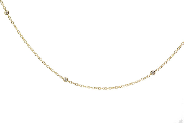 Clioro Collier Gelbgold Diamanten 90 cm 94790.7900B