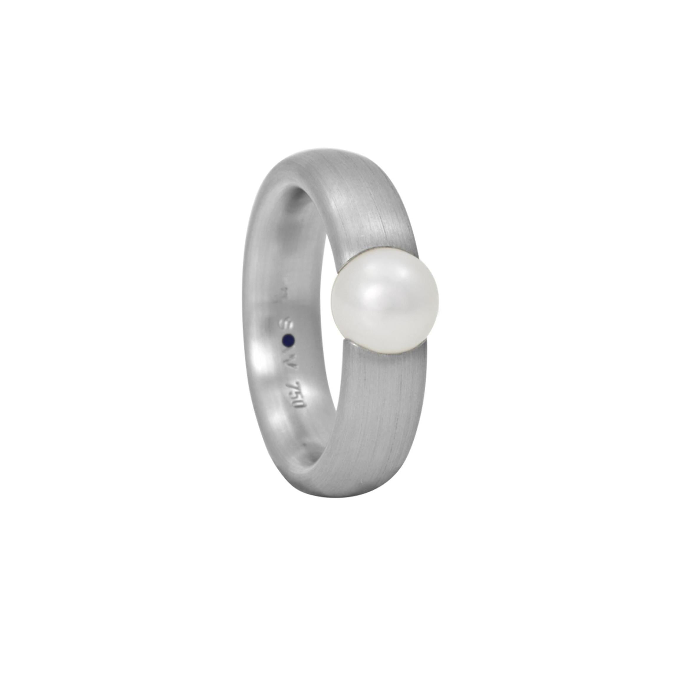 Schmuckwerk Ring Perlenrausch, Weißgold, KR751-WG