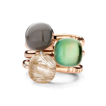 Bigli Ring-Set Mini Sweety Island, 20R88RADGRMP, 20R88RLEAVVERMP, 20R88RRUTMPBI