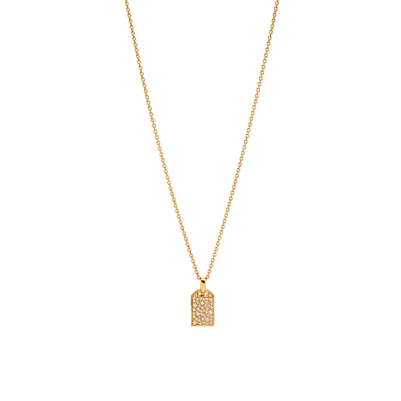 Schmuckwerk Collier Tag-Anhänger | OH206-RG