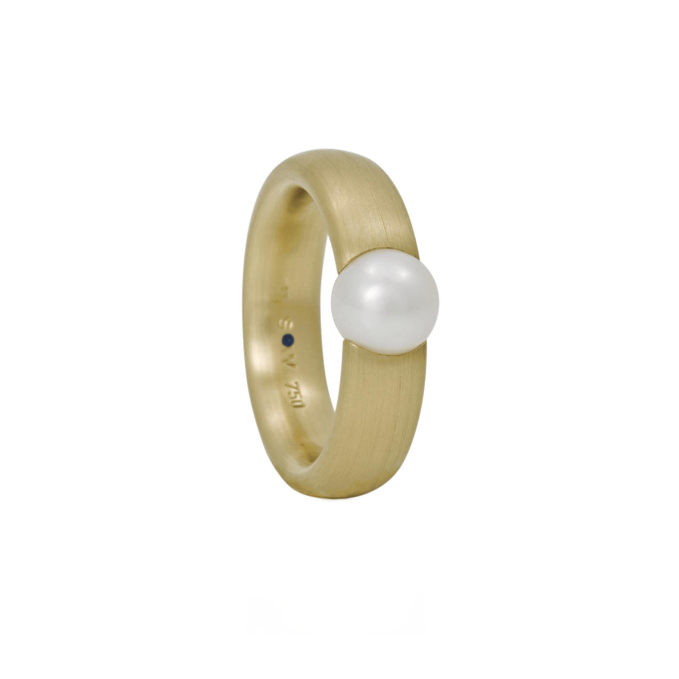 Schmuckwerk Ring Perlenrausch, Gelbgold, KR751-GG