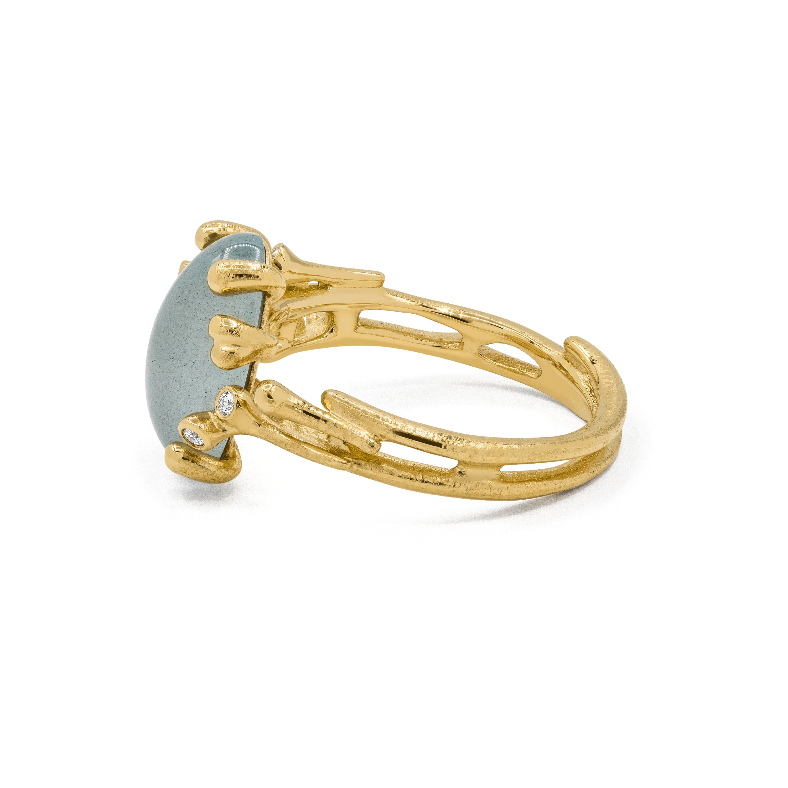 Ole Lynggaard BoHo Ring Small mit Aquamarin, A2929-402
