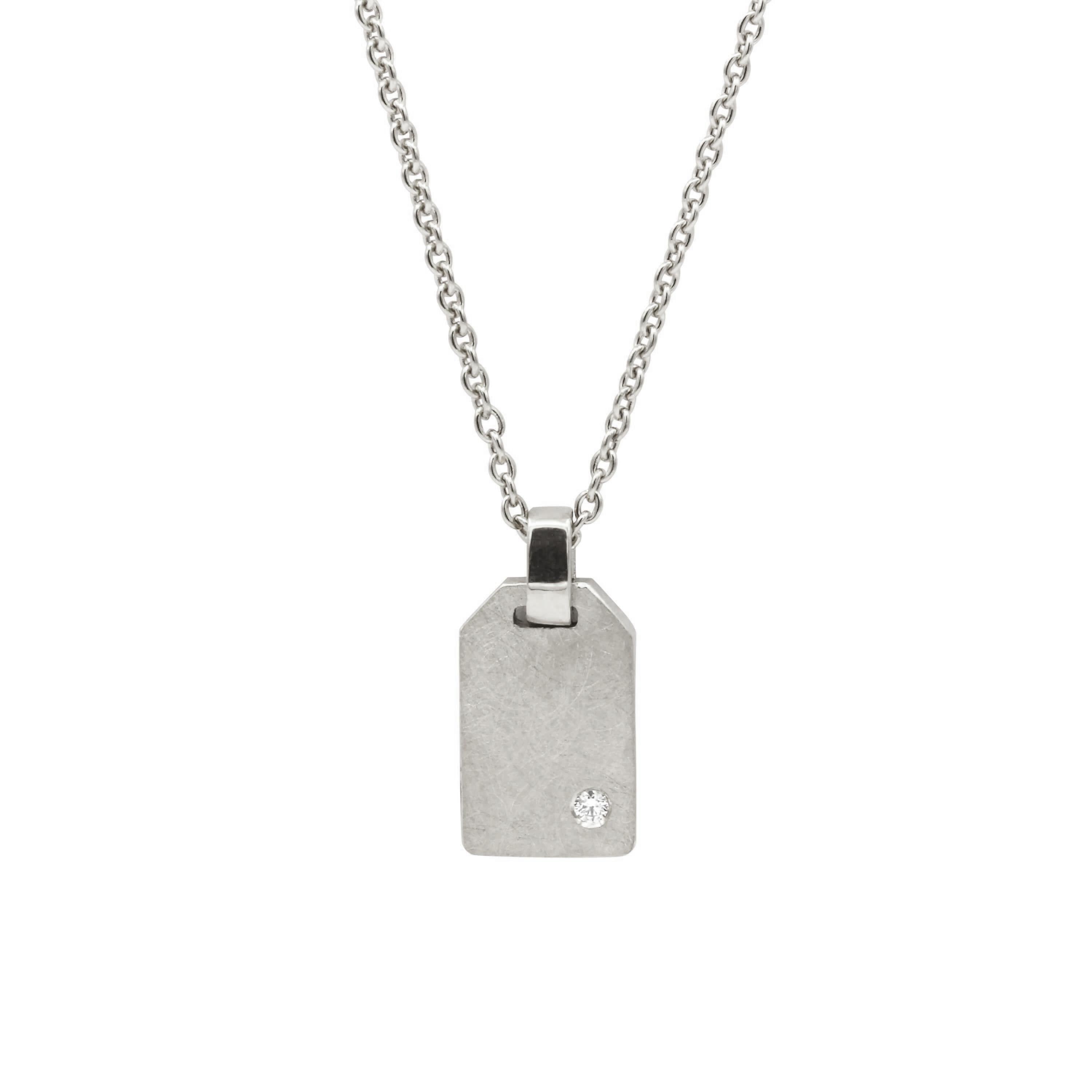 Schmuckwerk Collier Tag-Anhänger | OH204-PT