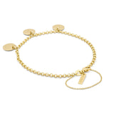 Minitials Armband Glaube-Liebe-Hoffnung, Gelbgold, CB-CHA