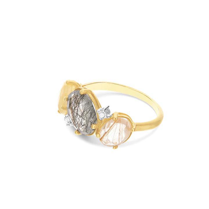 Nanis Ring Ipanema, Gelbgold, AS14-576