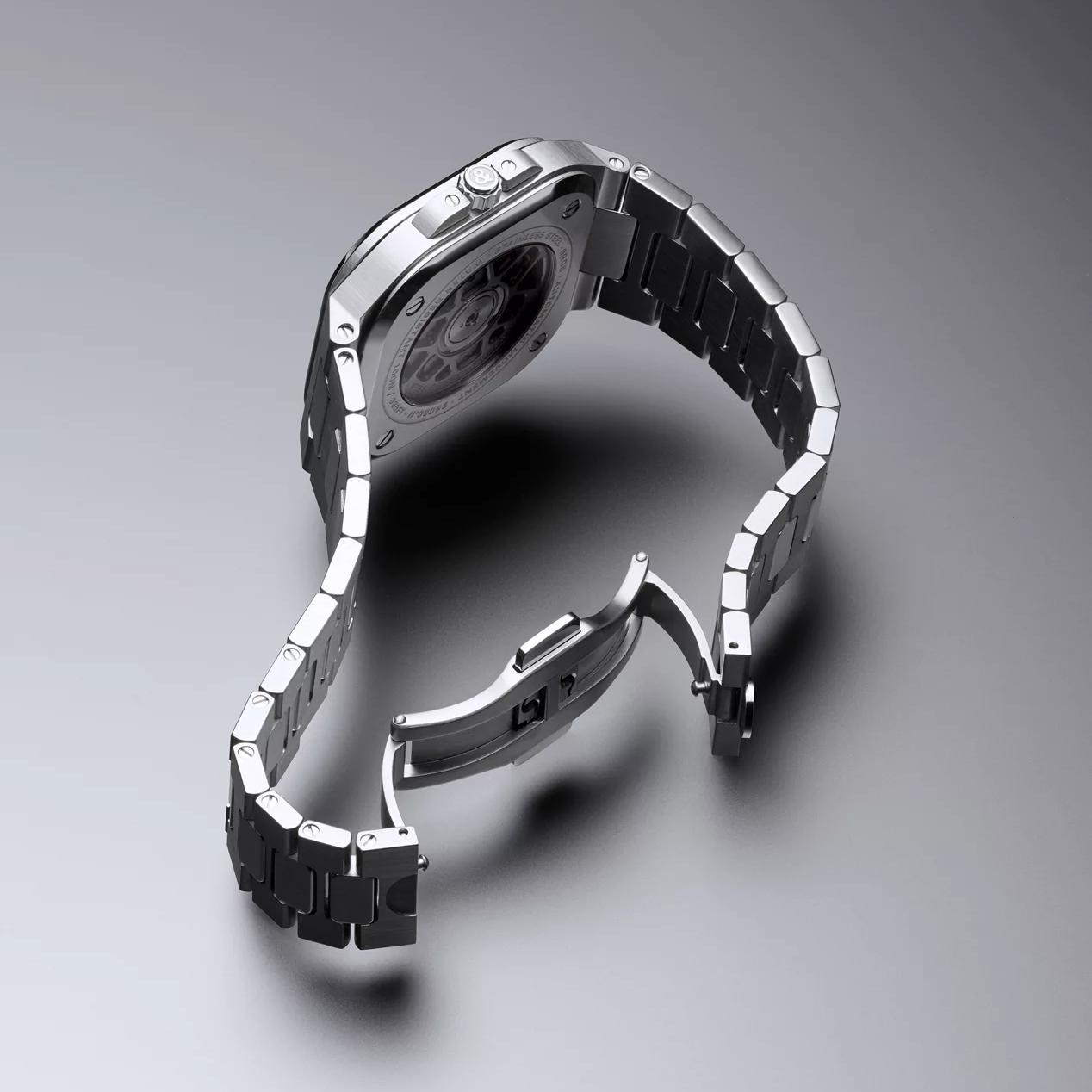 Bell &amp; Ross Men's Watch Instruments BR05 Blue Steel BR05A-BLU-ST/SRB