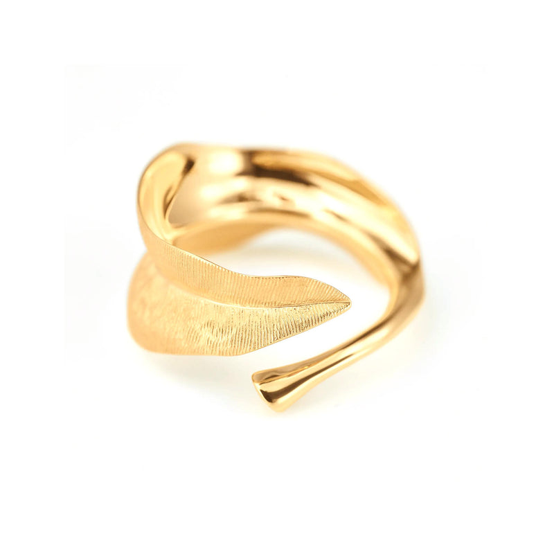 Ole Lynggaard Ring Leaves, Gelbgold, A3009-401