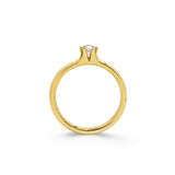 Henrich & Denzel Solitaire-Ring, Gelbgold, GSF03.02/113