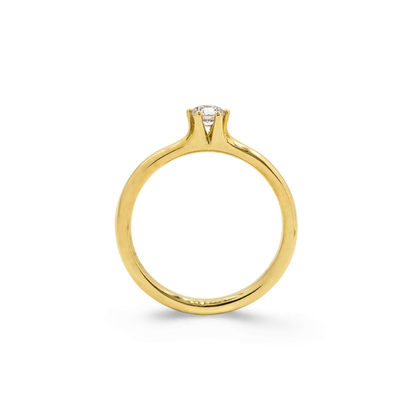 Henrich & Denzel Solitaire-Ring, Gelbgold, GSF03.02/113