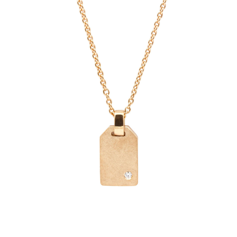Schmuckwerk Collier Tag-Anhänger | OH204-RG
