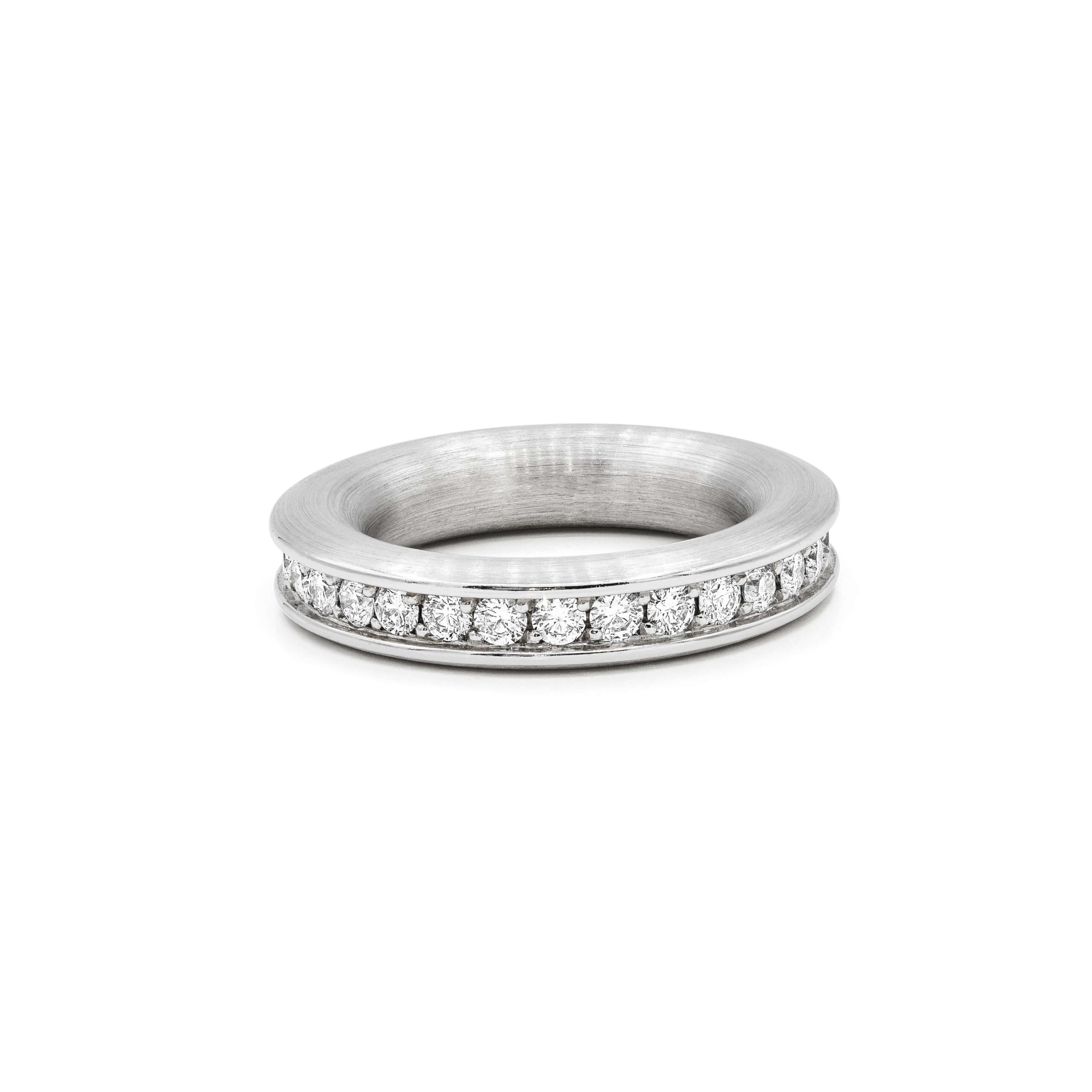 Schmuckwerk eternity ring diamond fever, white gold, RR155-WG