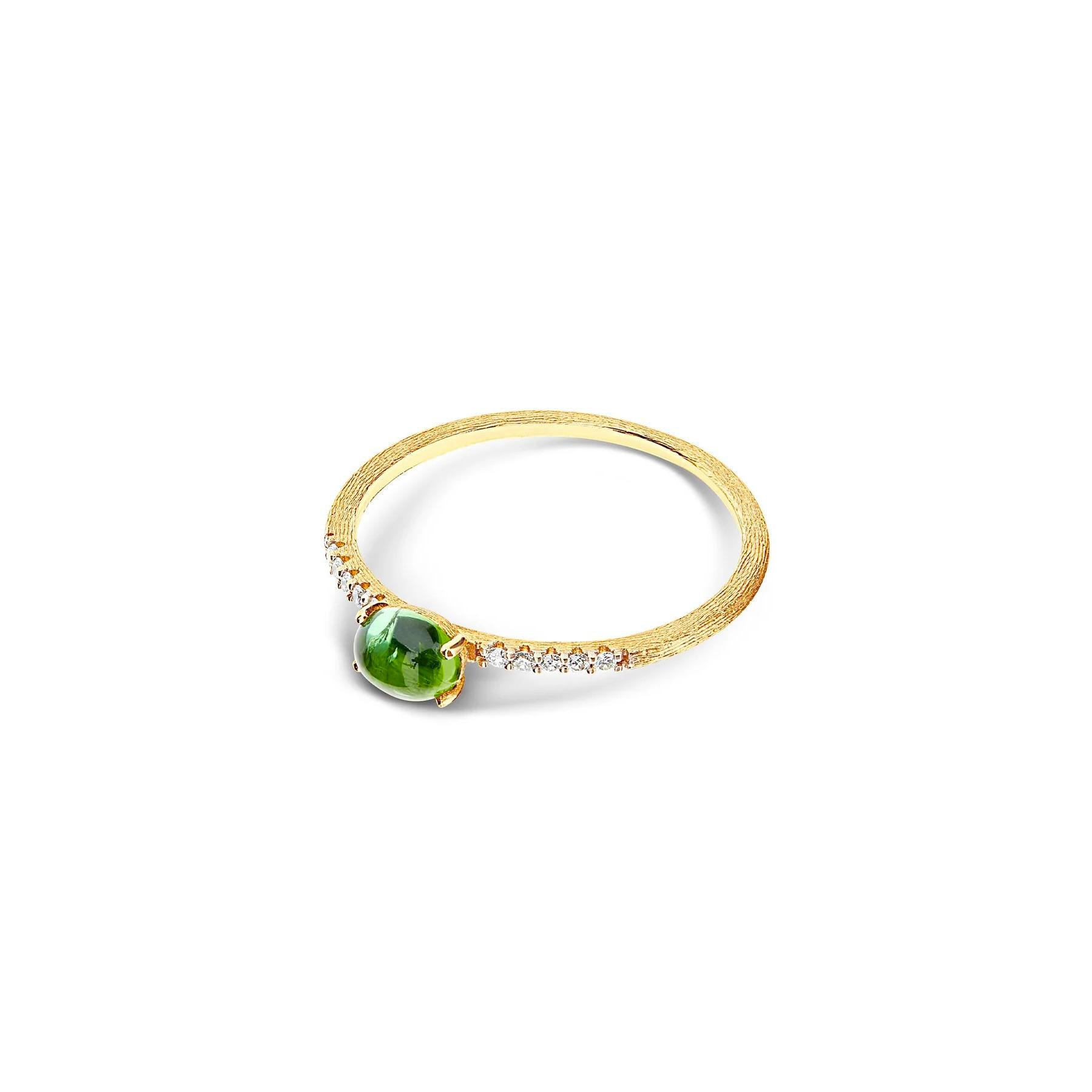 Nanis Ring Dancing Tourmalines, Gelbgold, AS9-598