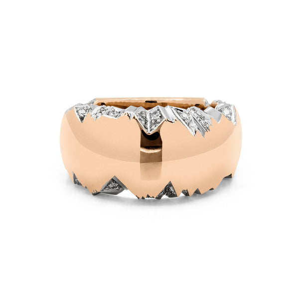 Schmuckwerk Ring Alpen, Rotgold, GR325-RG