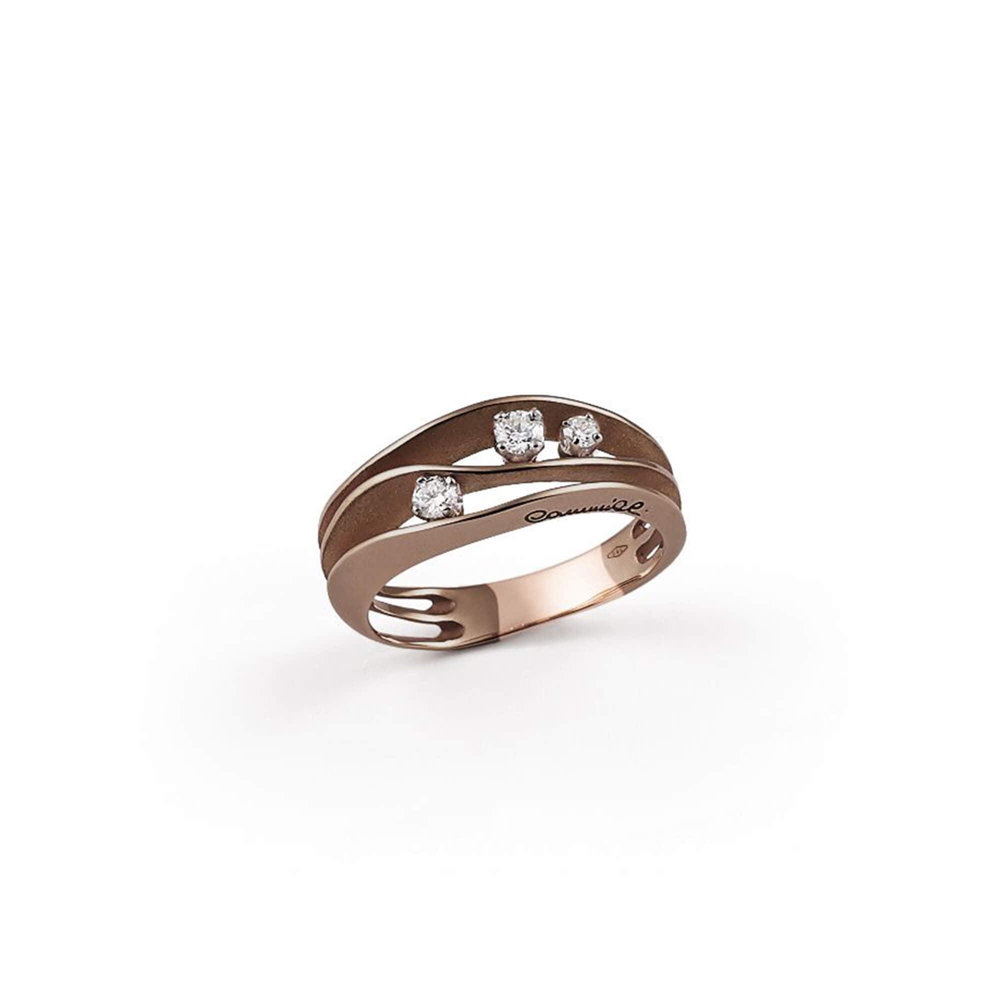 Cammilli Ring Dune | Brown Chocolate | GAN2662C