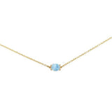 Nanis Collier Dancing Azure, Gelbgold, CN1-597