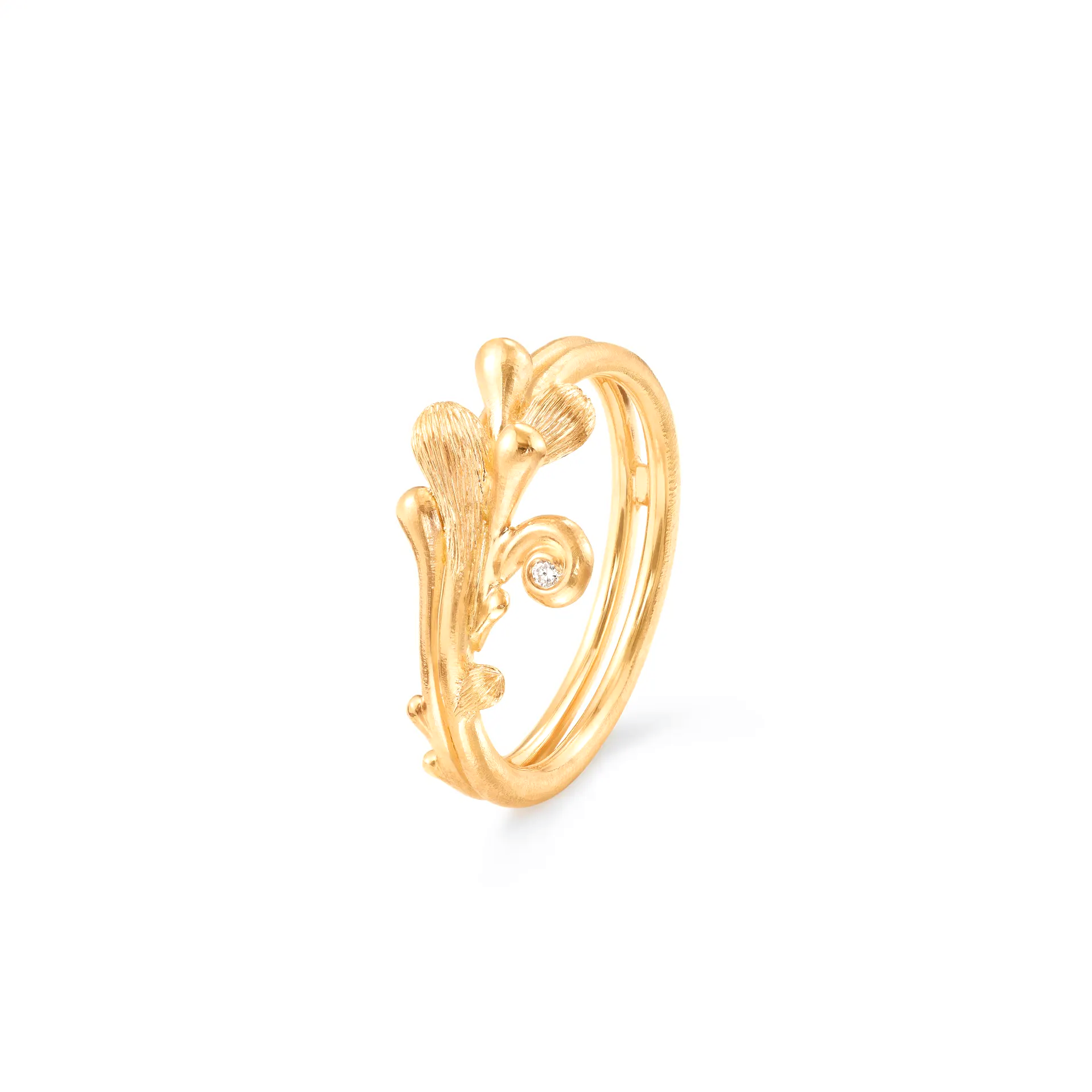 Ole Lynggaard Ring BoHo mit Diamant, A2947-401