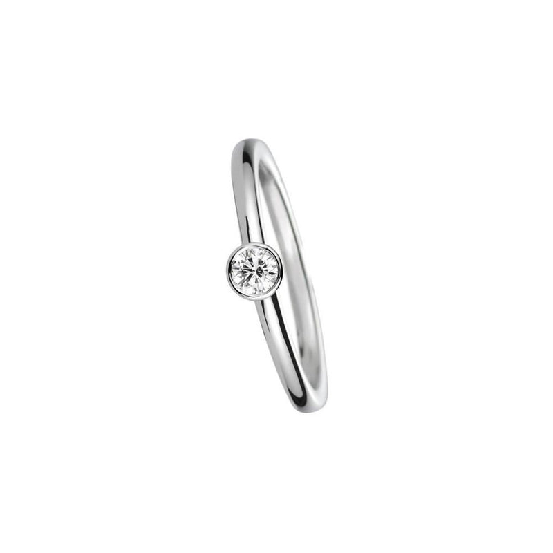 Henrich & Denzel Solitaire-Ring, Platin, PS011.020