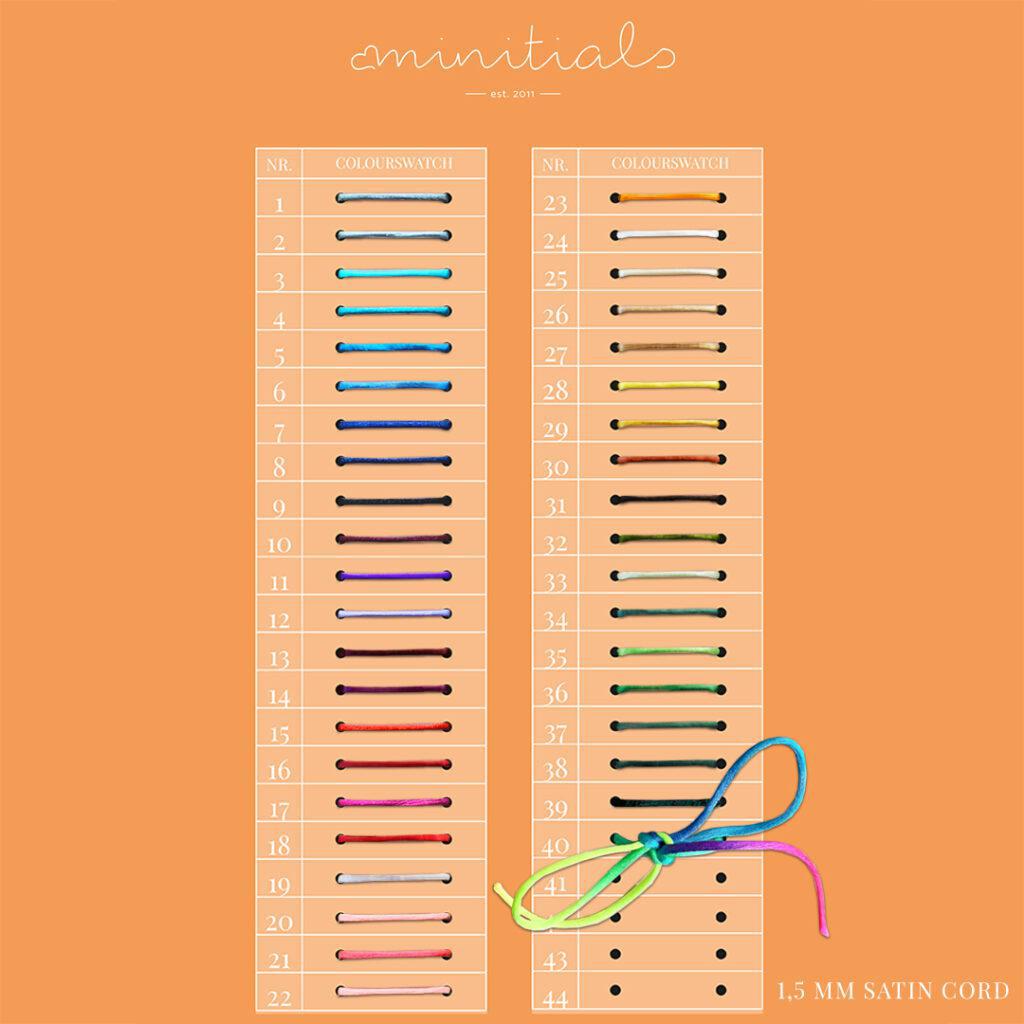 Minitials Armband Buchstabe | SB-STF-M2G