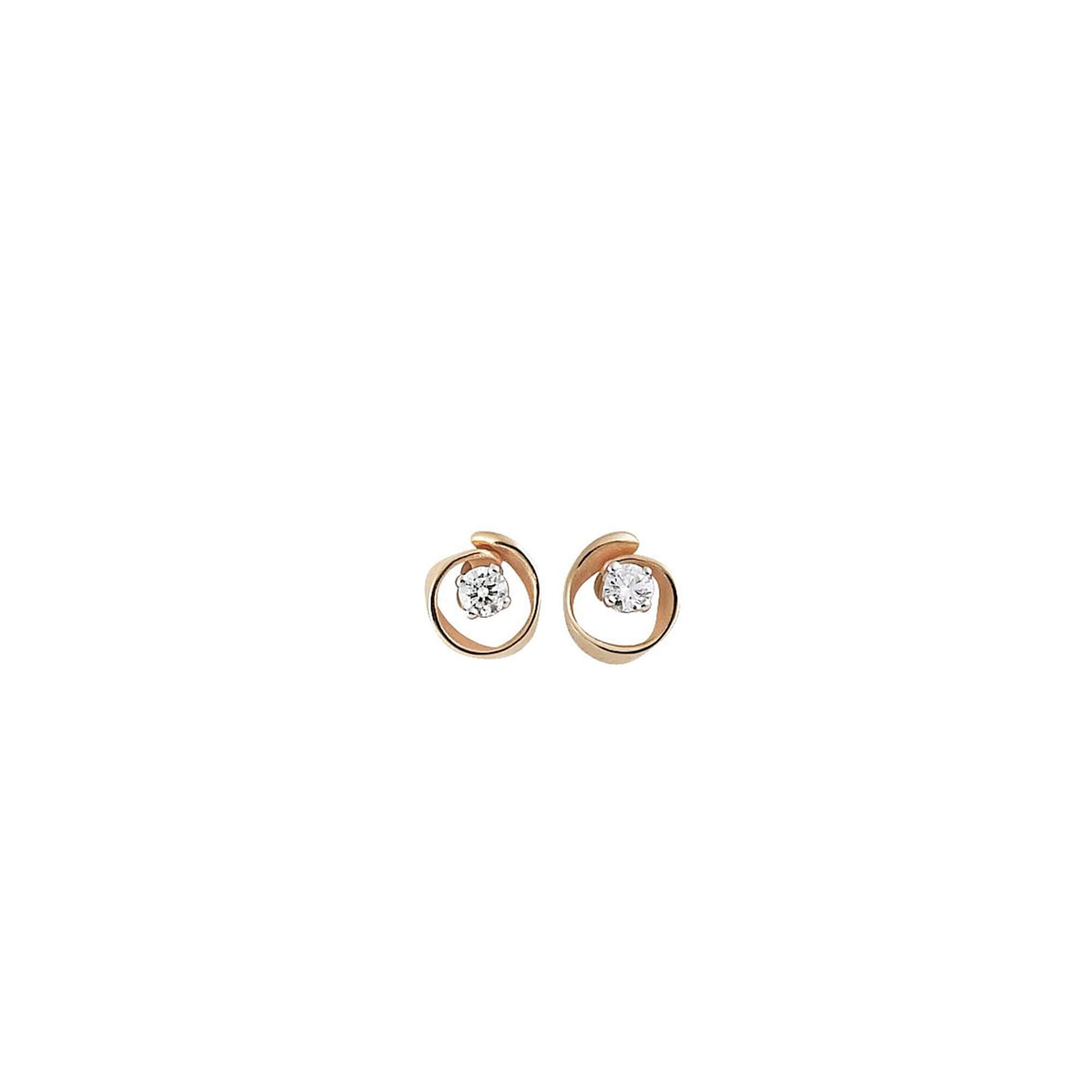 Annamaria Cammilli Stud Earrings Dune Assolo, Orange Apricot, GOR1584J