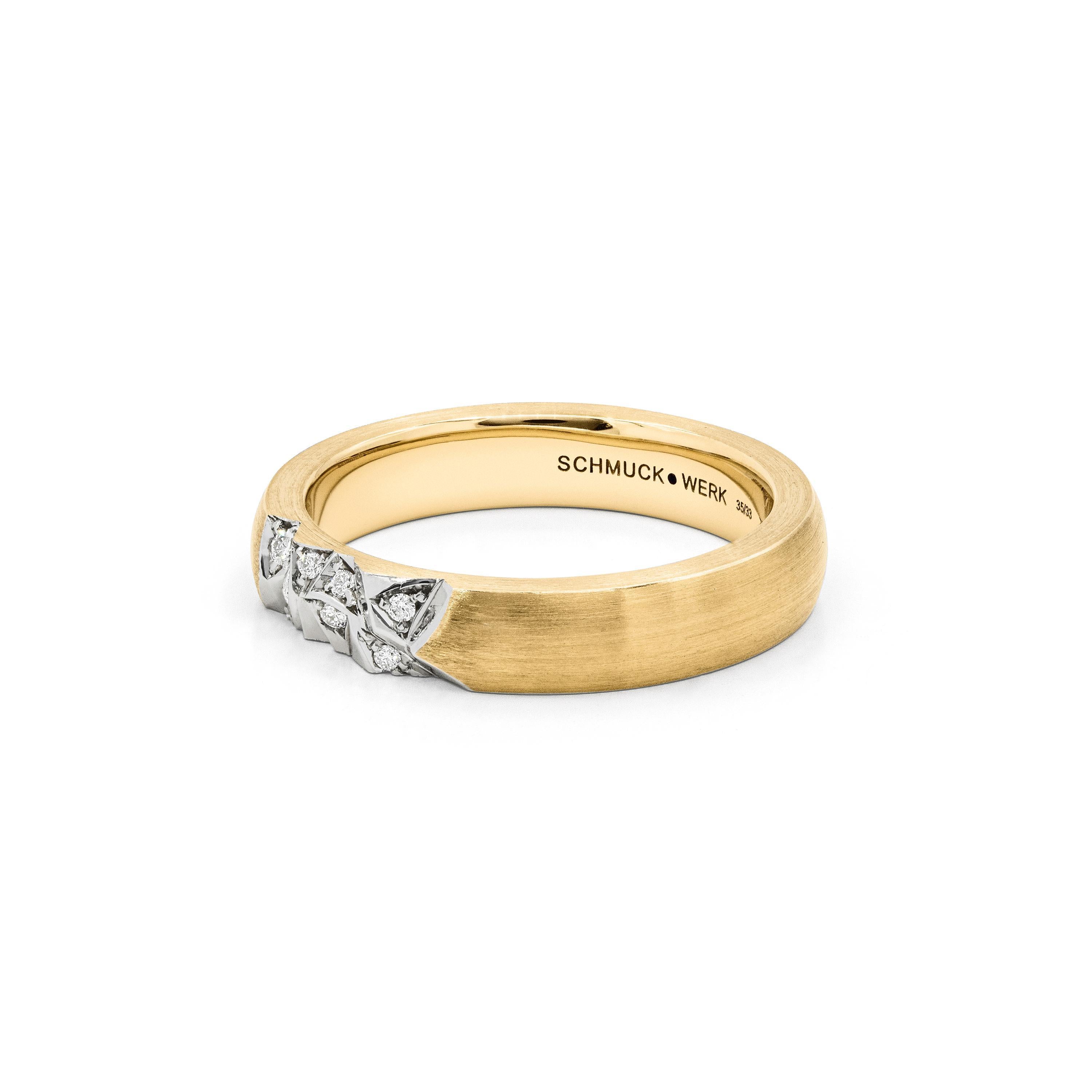 Schmuckwerk Ring Alpen, Gelbgold, GR145-GG