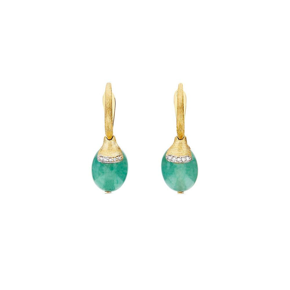 Nani's earrings Terre Lontane, yellow gold, OS10-603