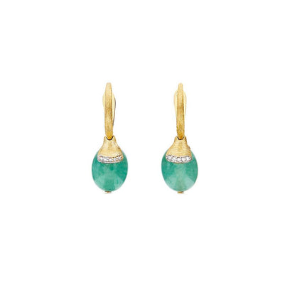 Nani's earrings Terre Lontane, yellow gold, OS10-603