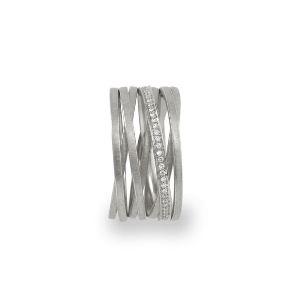 Schmuckwerk Ring Diamantenfieber | Weißgold | SR575-WG