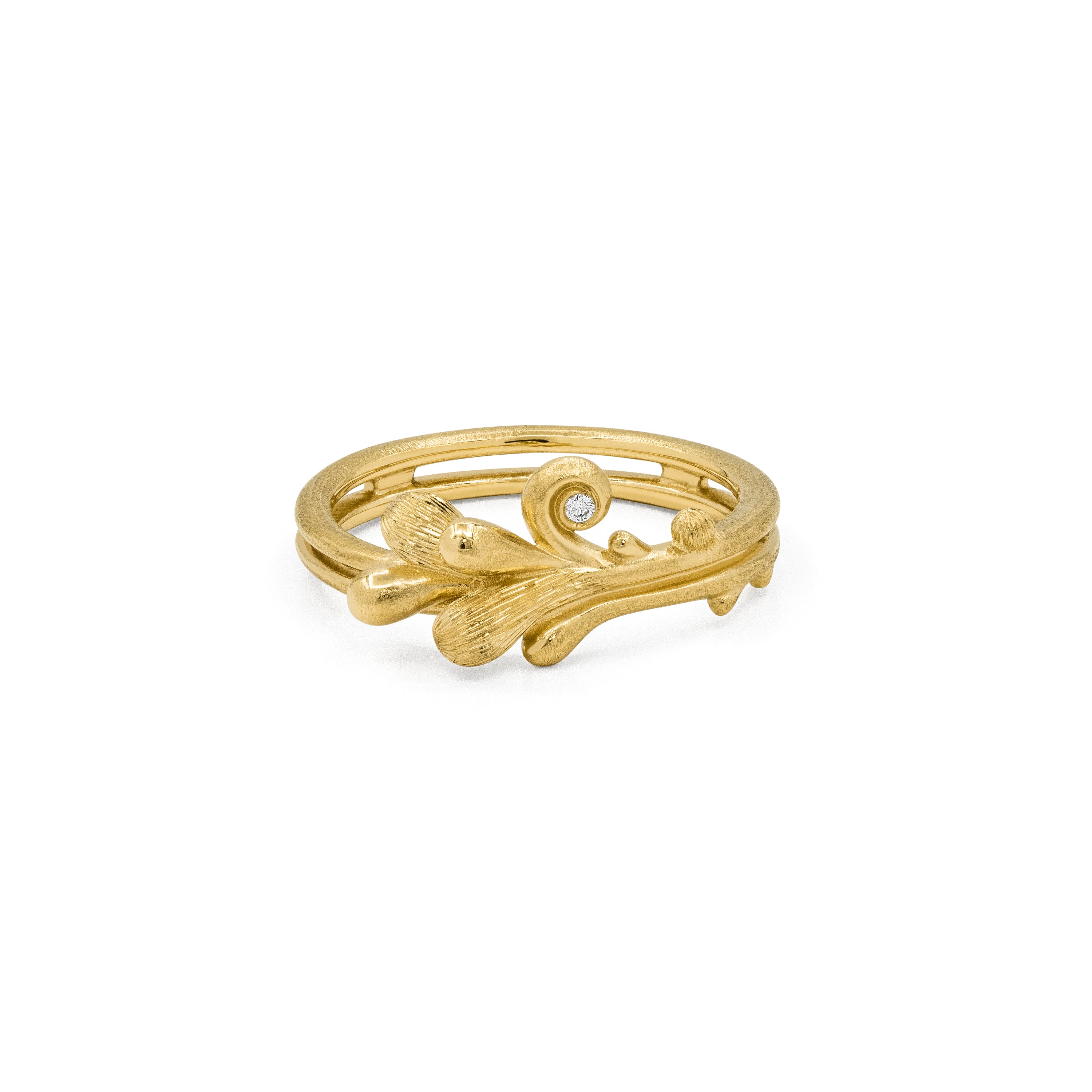 Ole Lynggaard Ring BoHo mit Diamant, A2947-401