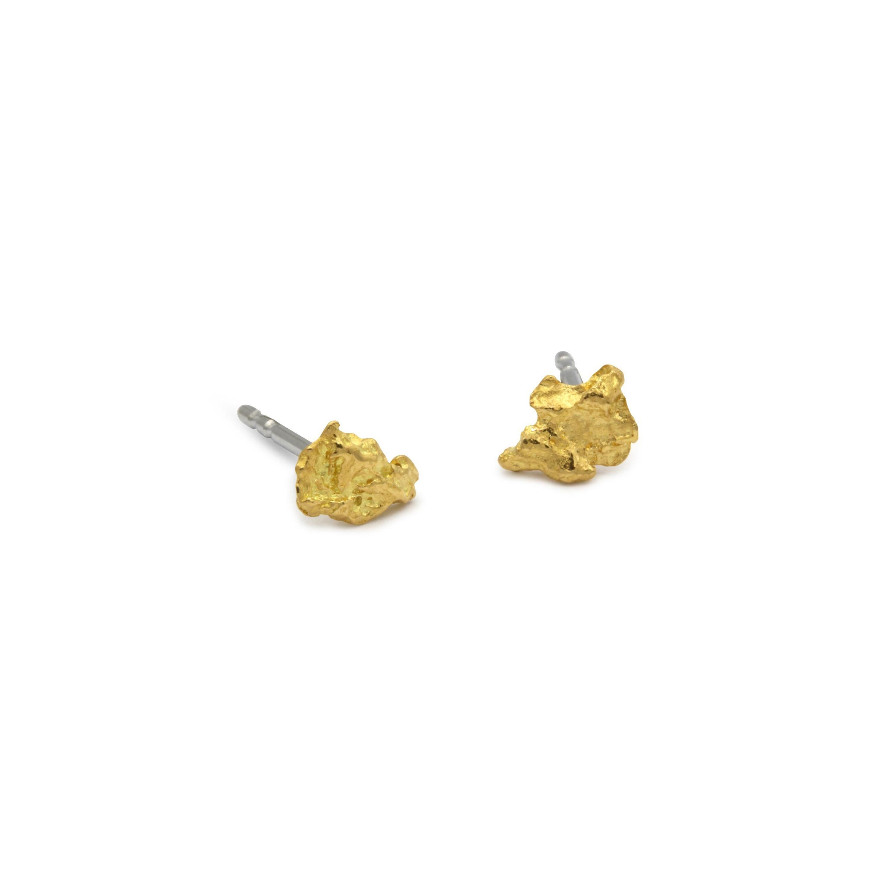 Schmuckwerk Ohrstecker Nugget | NO203-ST