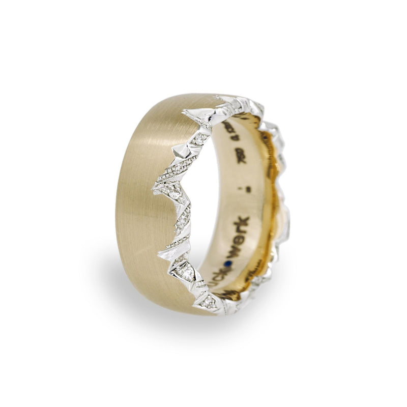 Schmuckwerk Trauring Alpen, Gelbgold, GT385-GG