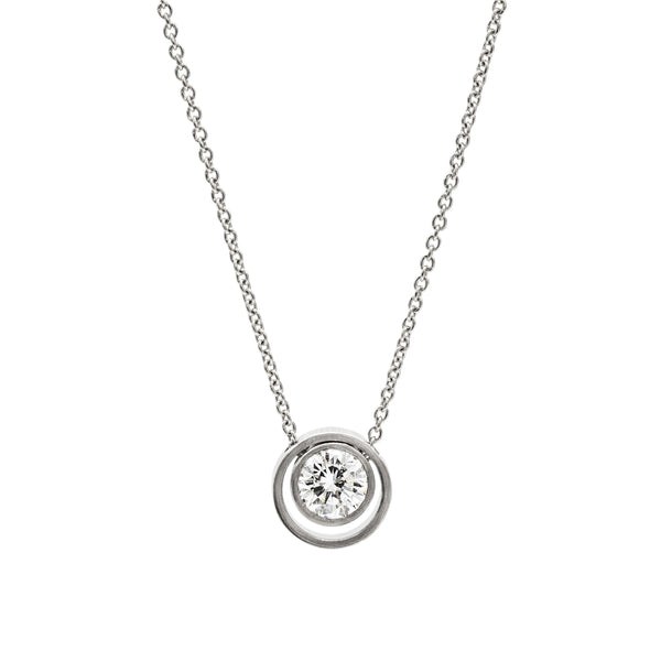 Schmuckwerk Solitaire-Collier Diamantenfieber, Platin, SH624-PT