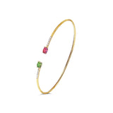 Nanis Armreif Dancing Tourmalines, Gelbgold, BS4-598